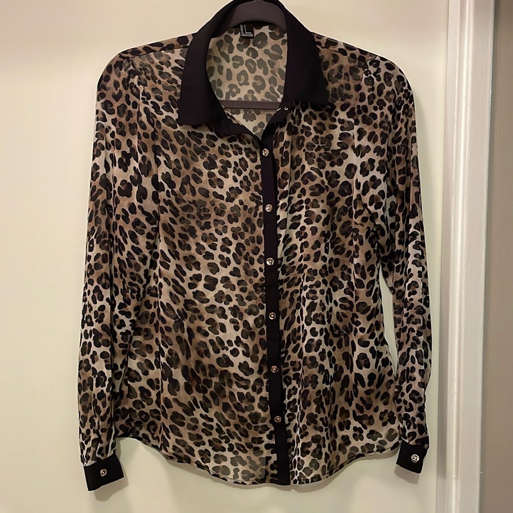 Leopard Print Blouse